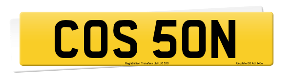 Registration number COS 50N